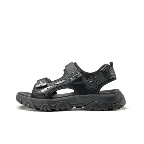 AOKANG Beach Sandals Men Black