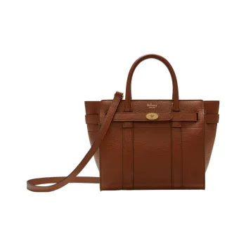 Mulberry Bayswater Logo Printed Mini Tote Bag