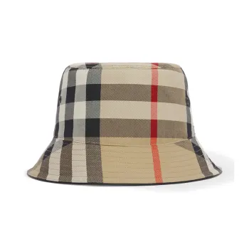 Burberry Women's Check Cotton Bucket Hat