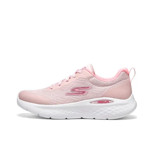 Skechers Go Run Lite Running Shoes Women's Low-Top Pink/White