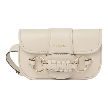 See By Chloe Bright Grain Goatskin Crossbody Fanny Pack Women's Beige