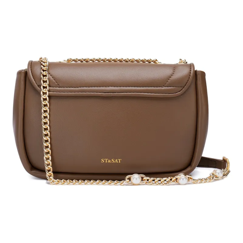 ST&SAT Cow Leather Crossbody Bag, Small Square Bag, Shoulder Bag Medium Size Women's Multicolor-11