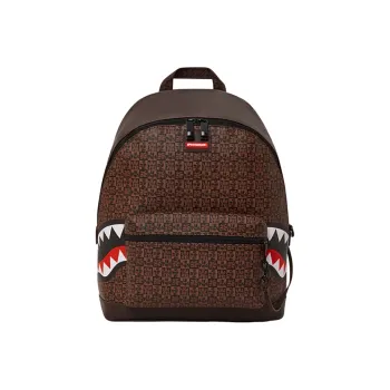 SPRAYGROUND PVC Backpack Large Size Unisex Brown