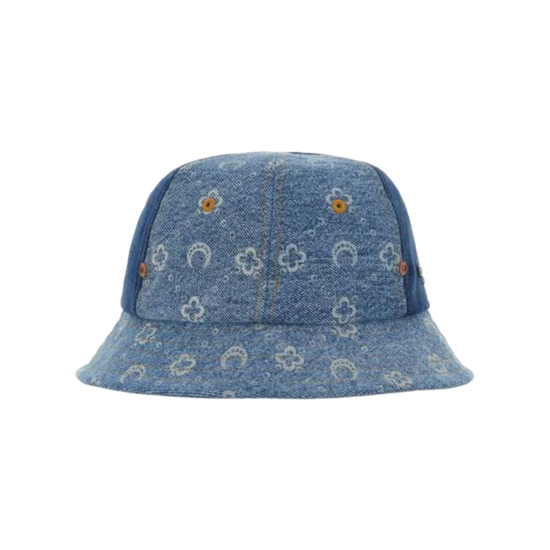 Marine Serre Bucket Hats Women's Blue-0