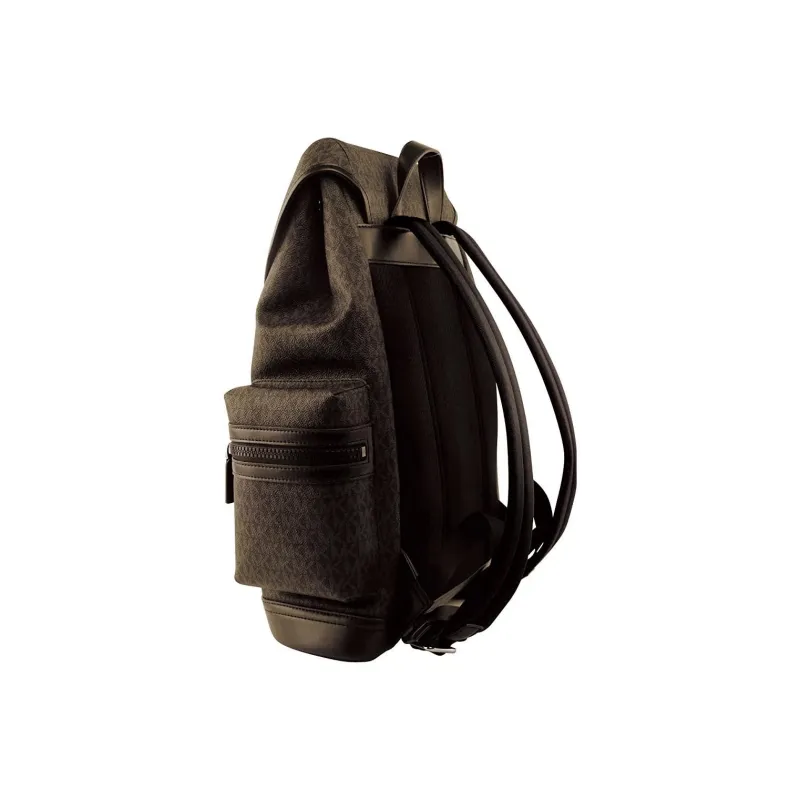 MICHAEL KORS MK Hudson Polyester Hiking Bag Backpack Large Size Men's Brown-2