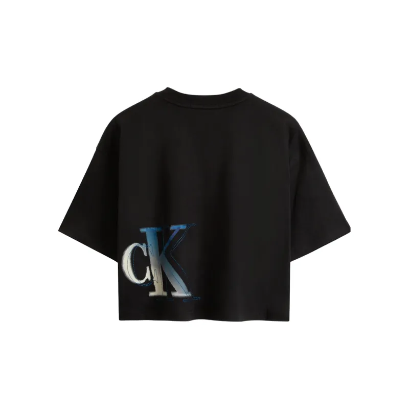 CALVIN KLEIN T Shirt Women's Space Black-1