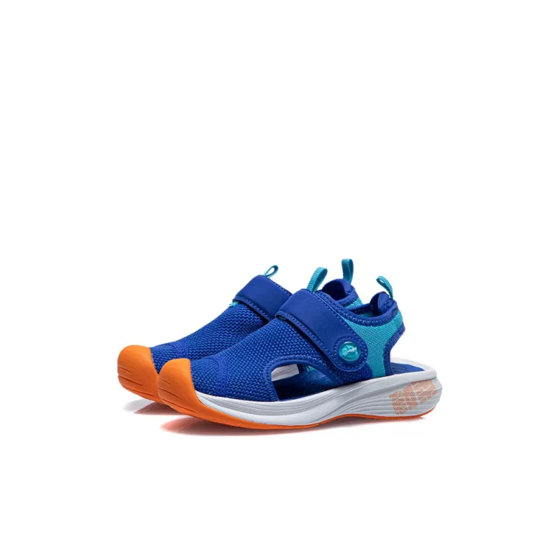 LINING YOUNG Anti-Slip Wear-Resistant Children's Sandals Blue Children Aged 3-7 Years Old-2