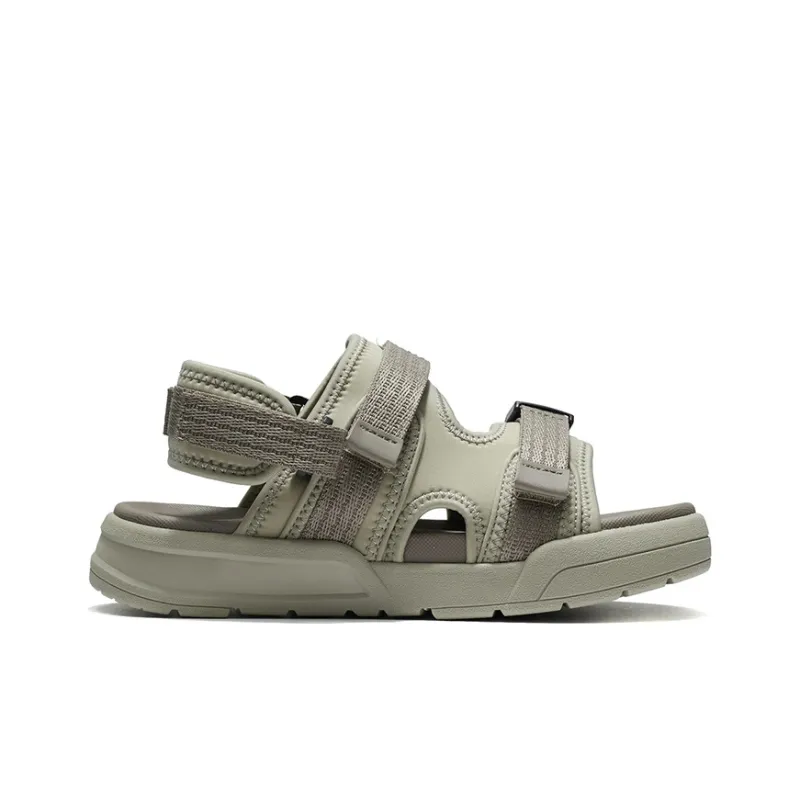 LINING YOUNG Sports Life Collection Cushioning Children's Sandals Beige Khaki/Taupe Teenagers-1
