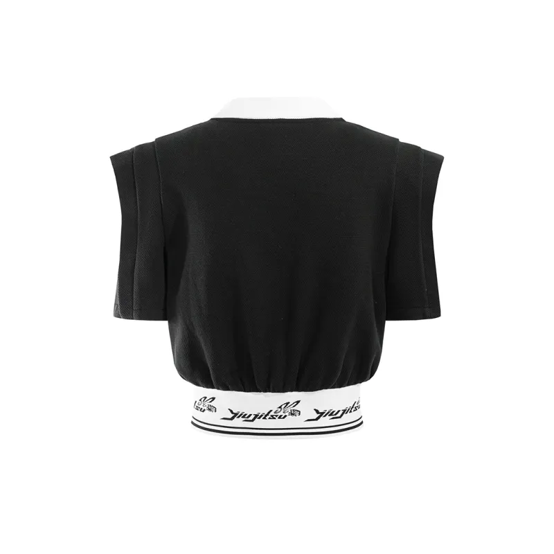 MUKZIN New Wudan Series Polo Shirts Women's Black-1