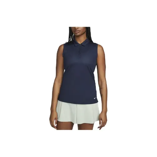 Nike Polo Shirts Women's Navy Blue