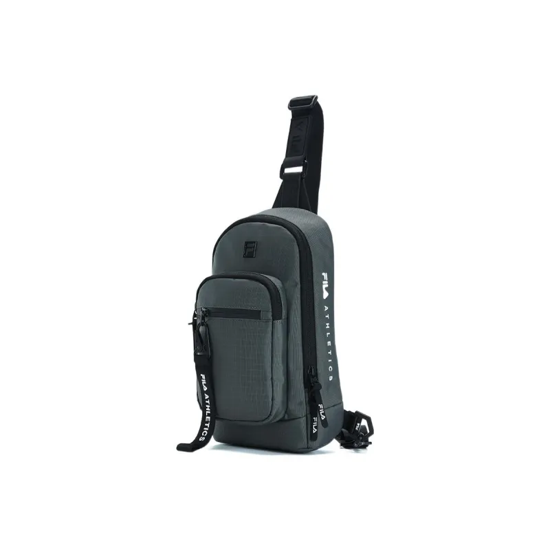 FILA Fabric Sling Bag Regular Men's Gray-1