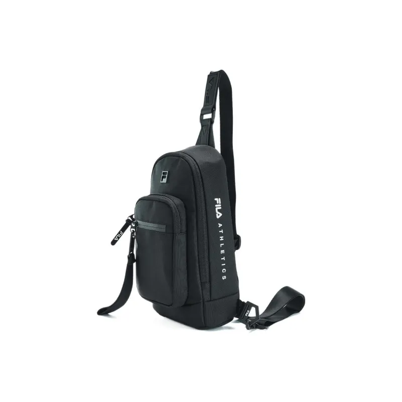 FILA Fabric Sling Bag Regular Men's Black-1