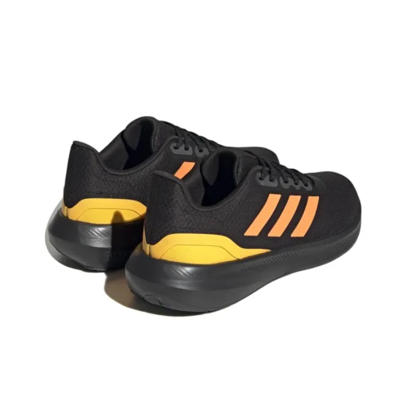 Adidas Runfalcon 3 Cloudfoam Low Core Black Screaming Orange Carbon-3