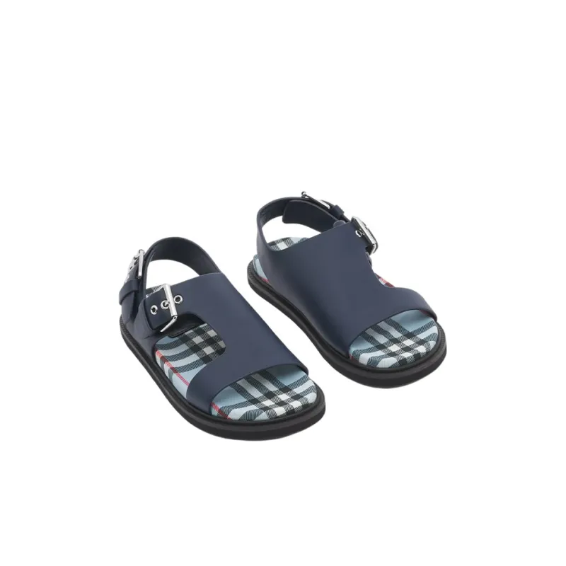 Burberry Vintage Slip Resistant Children's Sandals Blue Kids'-2