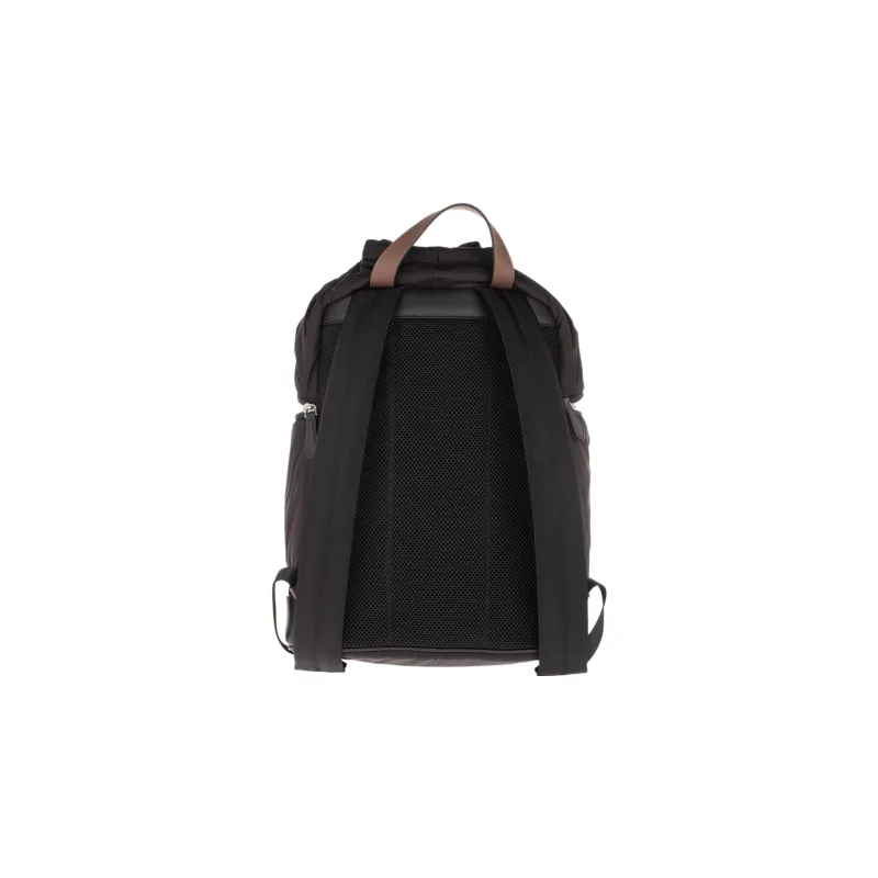 FENDI Cow Leather Backpack Men's Black-3