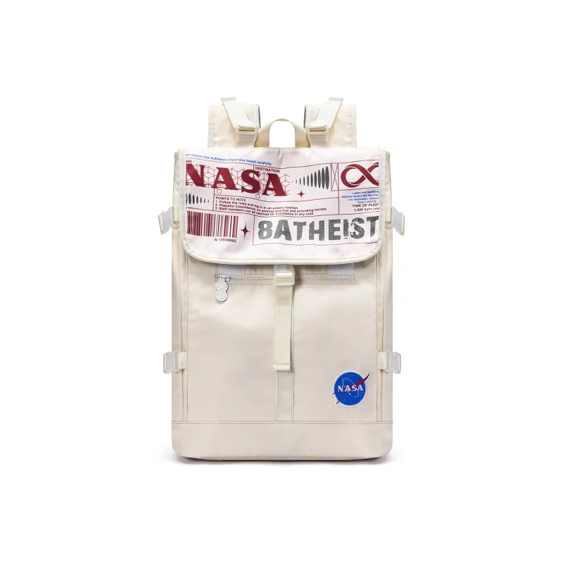 8atheist NASA Collaboration Polyester Backpack Unisex Ecru Color Blocking-2