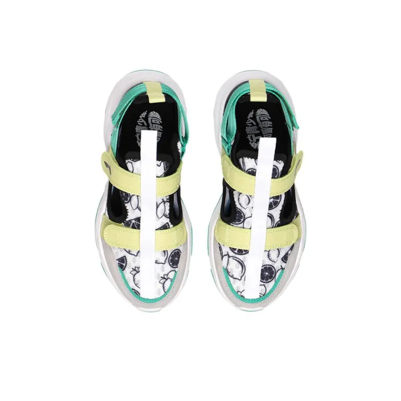 LINING YOUNG Anti Slip Wear Resistant Children's Sandals White Black Green Teenagers-3