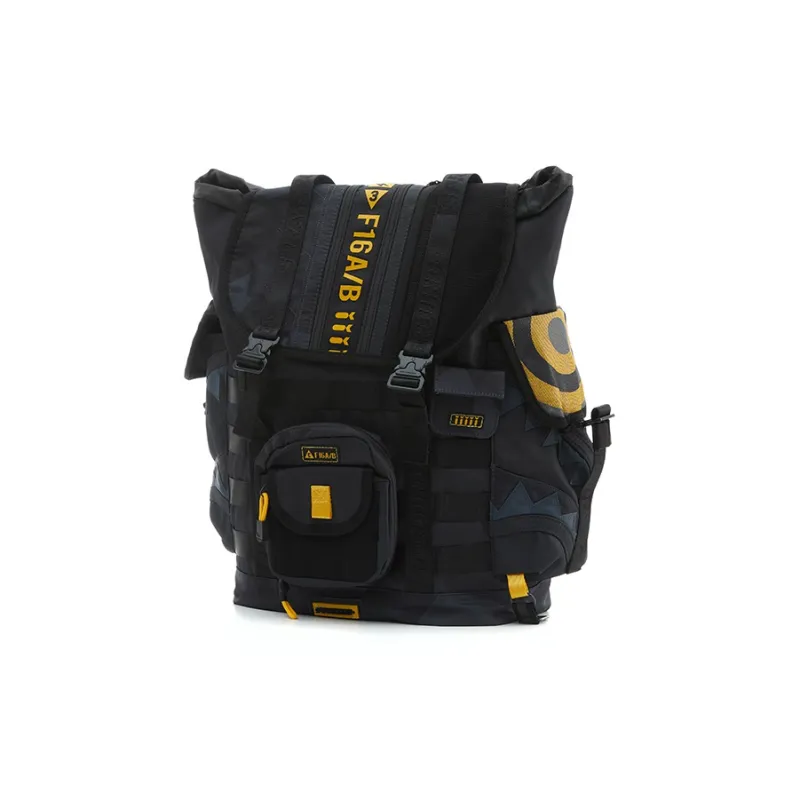 SPRAYGROUND Polyester Backpack Large Size Unisex Gray-3