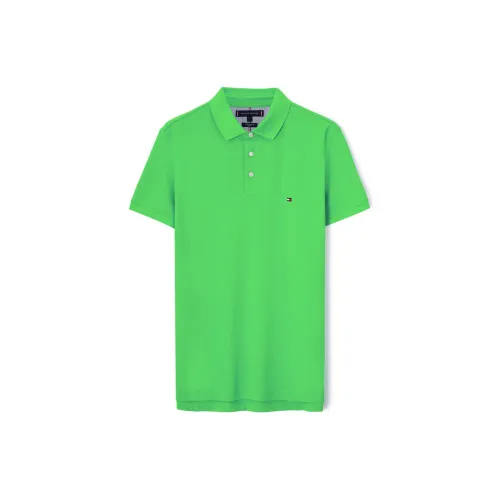 Tommy Hilfiger 1985 Series Polo Shirts Men Grass Green LWY