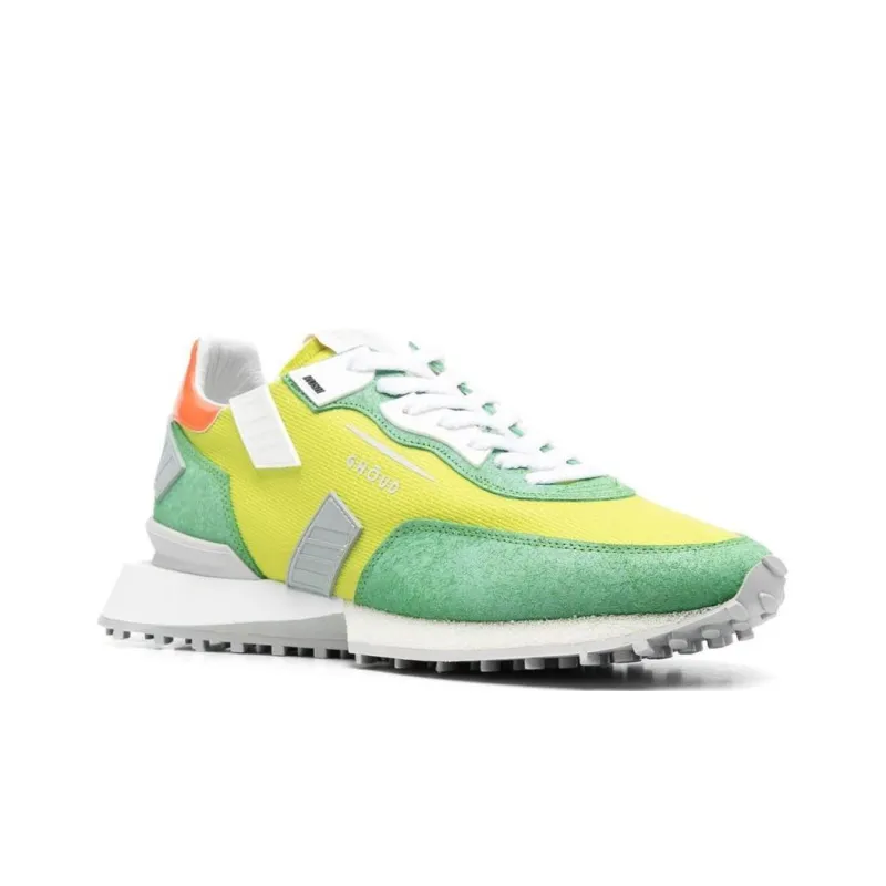 GHŌUD Low-Top Sports Casual Shoes Men's Yellow Green-2