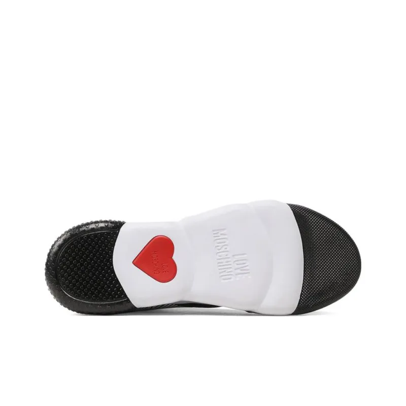 LOVE MOSCHINO High Top Sports Casual Shoes Women's Black-4