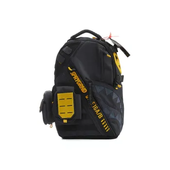 SPRAYGROUND Polyester Travel Bag Backpack Tubas Unisex Gray