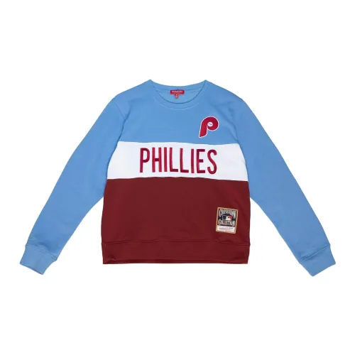 Mitchell Ness Sweatshirts Women's Blue