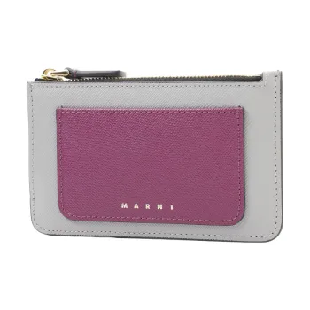 MARNI Calfskin Card Holder, Wallet Women's Multicolor