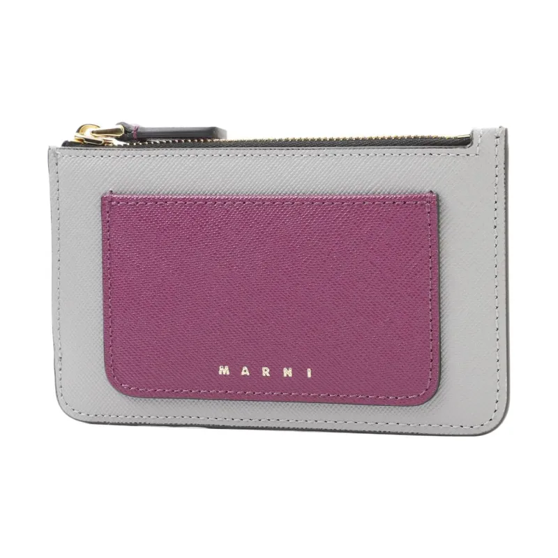 MARNI Calfskin Card Holder, Wallet Women's Multicolor-0