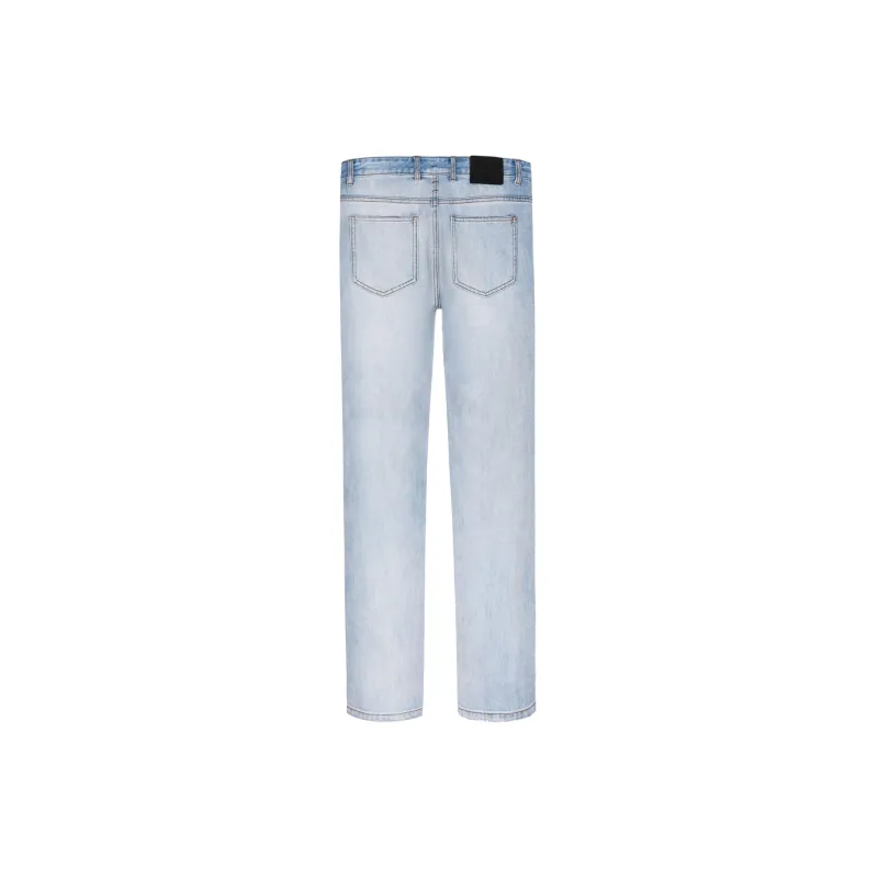 Askyurself Jeans Unisex Washed Blue-1