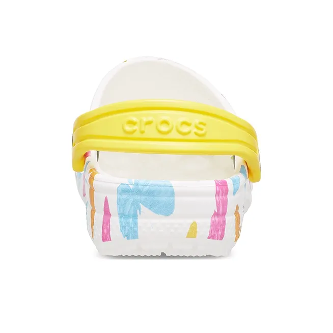 Crocs Classic Clog Anti-Slip Wear-Resistant Children's Sandals White Kids'-5