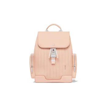RIMOWA Never Still Canvas With Leather Backpack Small Size Women's Pink
