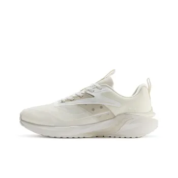 Saucony Coyote Hybrid Cushioned Anti Slip And Wear Resistant Lightweight Low Top Casual Running Shoes Men's White Khaki