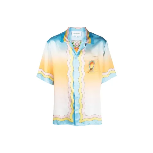 CASABLANCA Shirts Men Blue