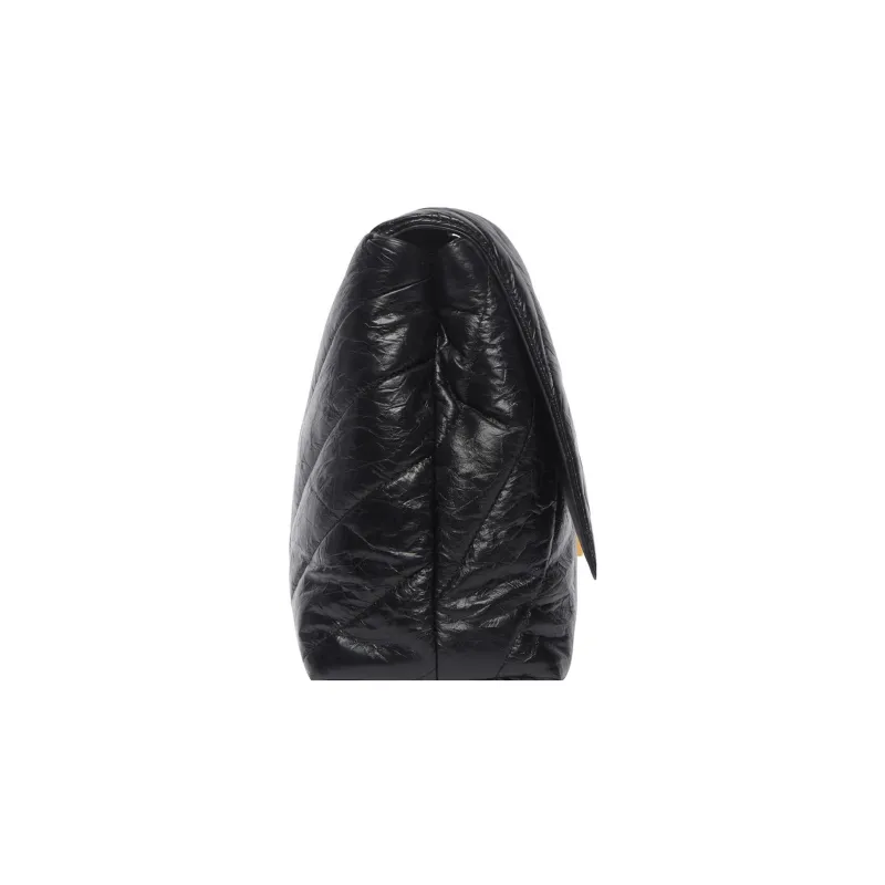 Balenciaga Clutch Crush Large Quilted Black-2