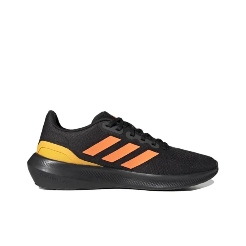 Adidas Runfalcon 3 Cloudfoam Low Core Black Screaming Orange Carbon-1
