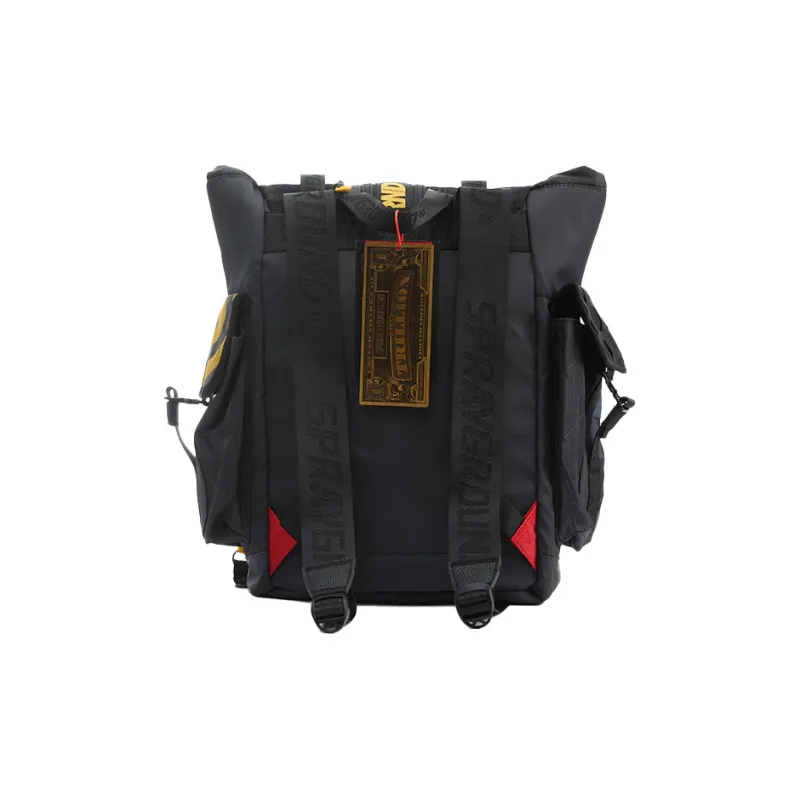 SPRAYGROUND Polyester Backpack Large Size Unisex Gray-2