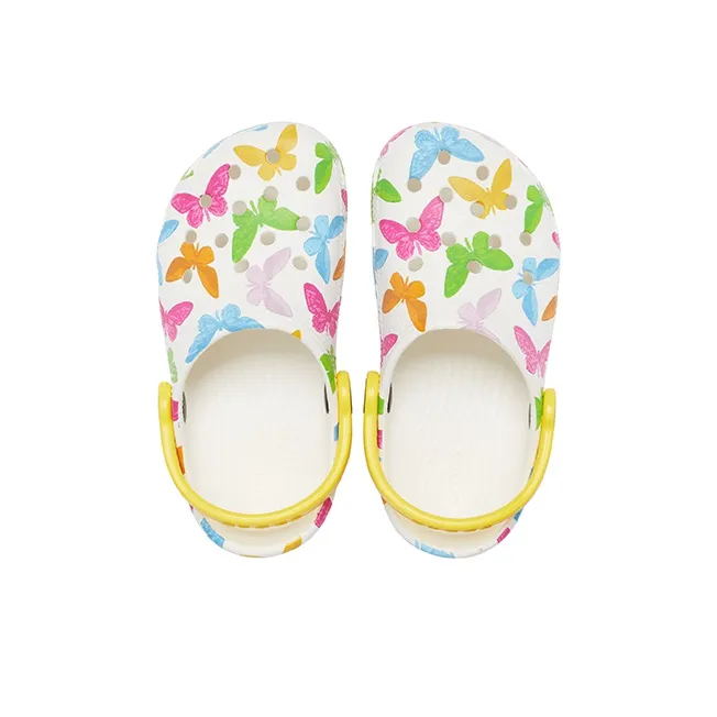 Crocs Classic Clog Anti-Slip Wear-Resistant Children's Sandals White Kids'-4