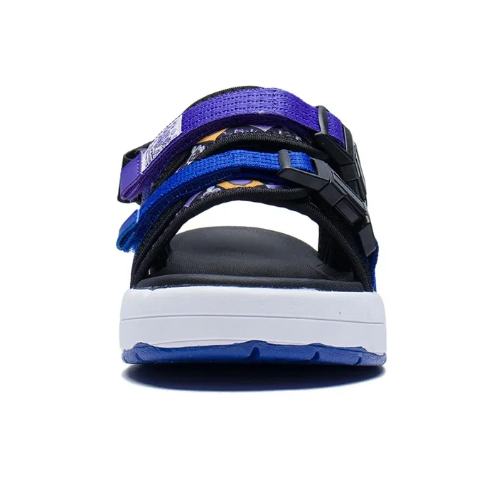 LINING YOUNG Coca Sandal Black Purple Teenagers-4