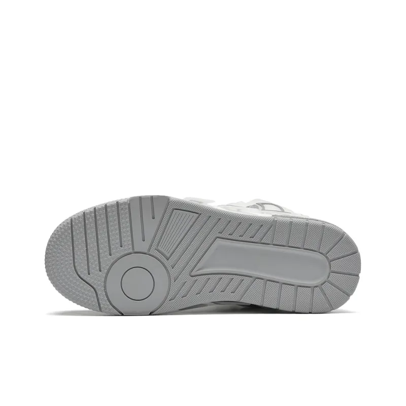 SK.TRIP Mid Top Stylish Skateboarding Shoes Unisex Vintage White-5