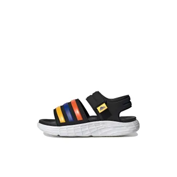 Adidas Duramo Sandals Anti Slip And Wear Resistant Lightweight Children's Sandals Black Blue Kids'