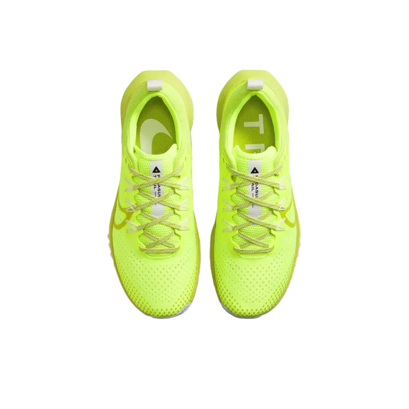 Nike React Pegasus Trail 4 Volt Black Summit White Bright Cactus Women's-3