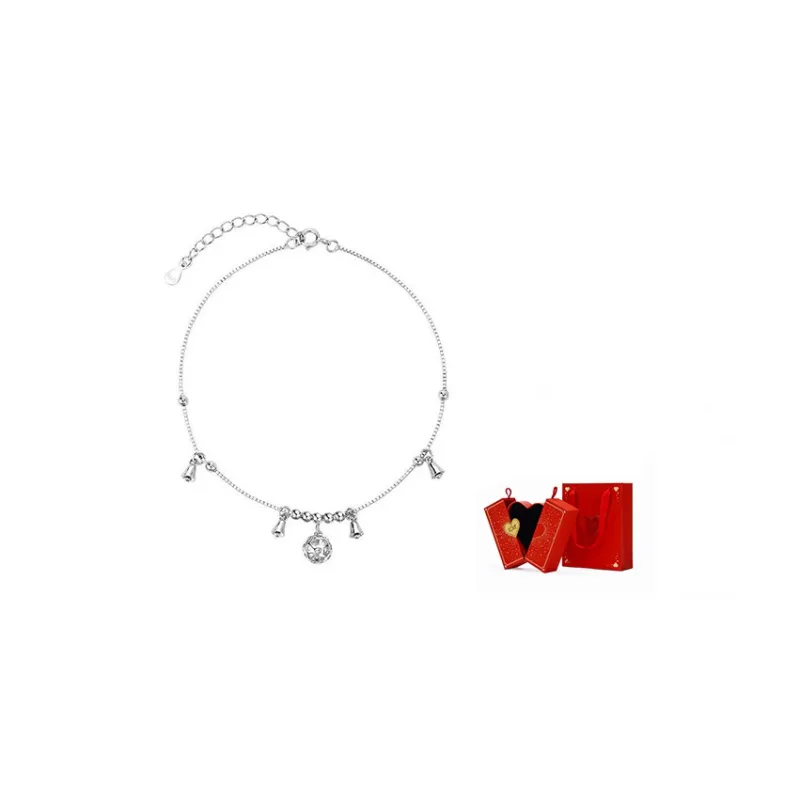 PRP S925 Silver Anklets Women's-5