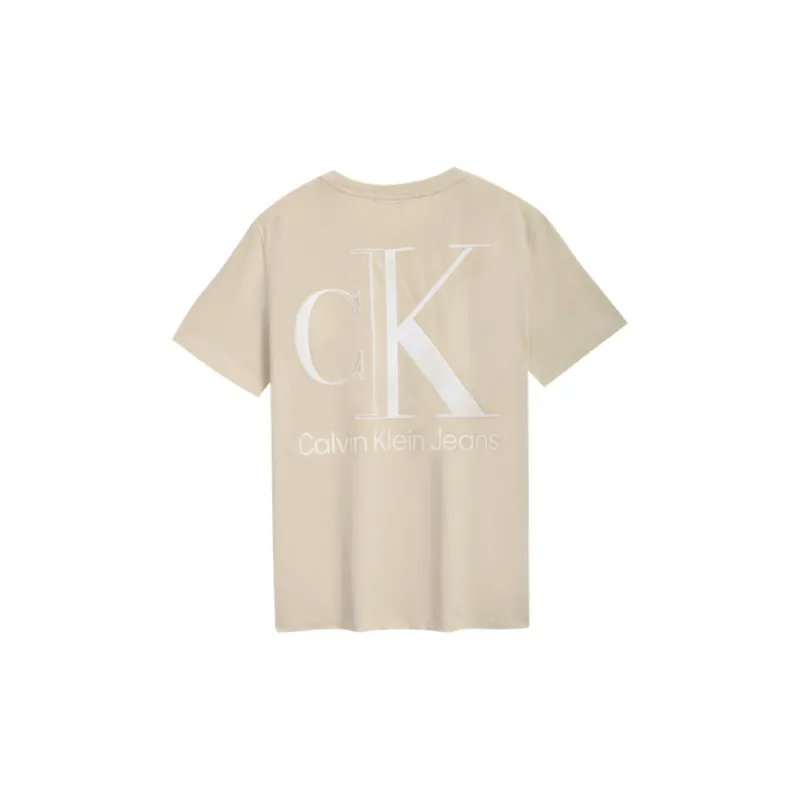 Calvin Klein T Shirts Unisex Ecru-1