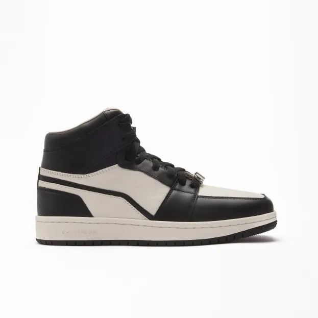 CALVINLUO Lenoir High Top Stylish Skateboarding Shoes Unisex Black-1