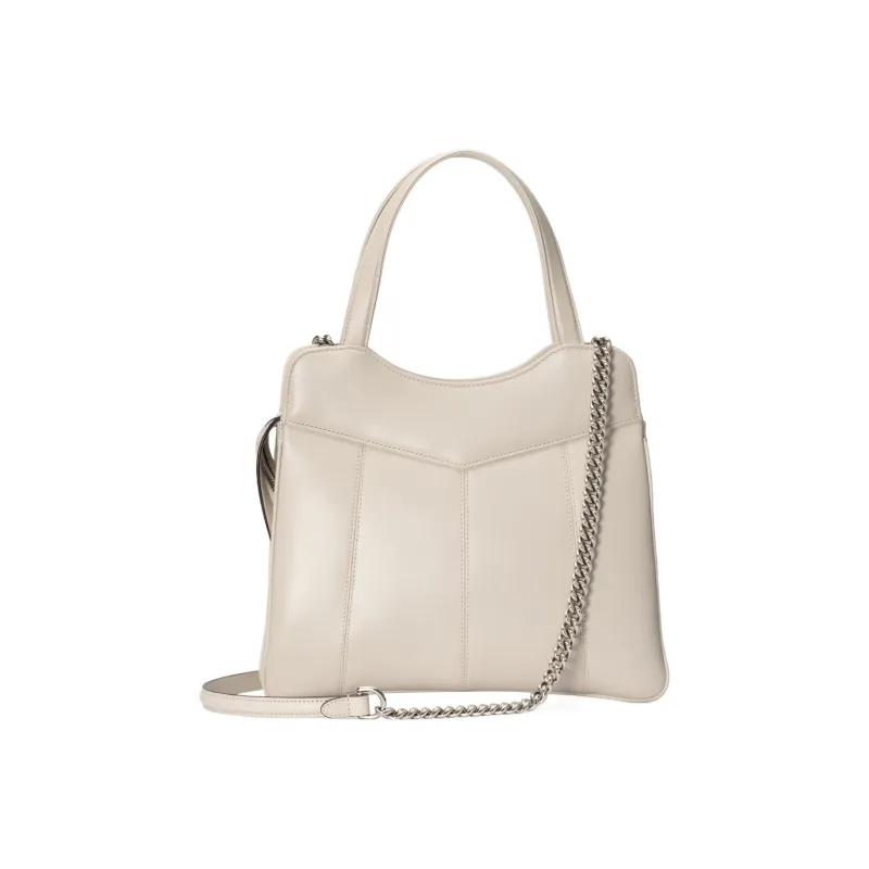 GUCCI Leather Tote Bag Shopping Bag Shoulder Bag Crossbody Bag Handbag Mini Women's White-2