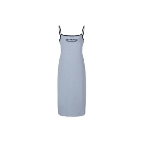 URBAN REVIVO Slip Dresses Women's Heather Gray