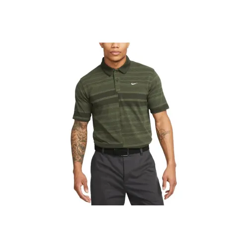 Nike Dri-Fit Polo Shirts Men Olive Green