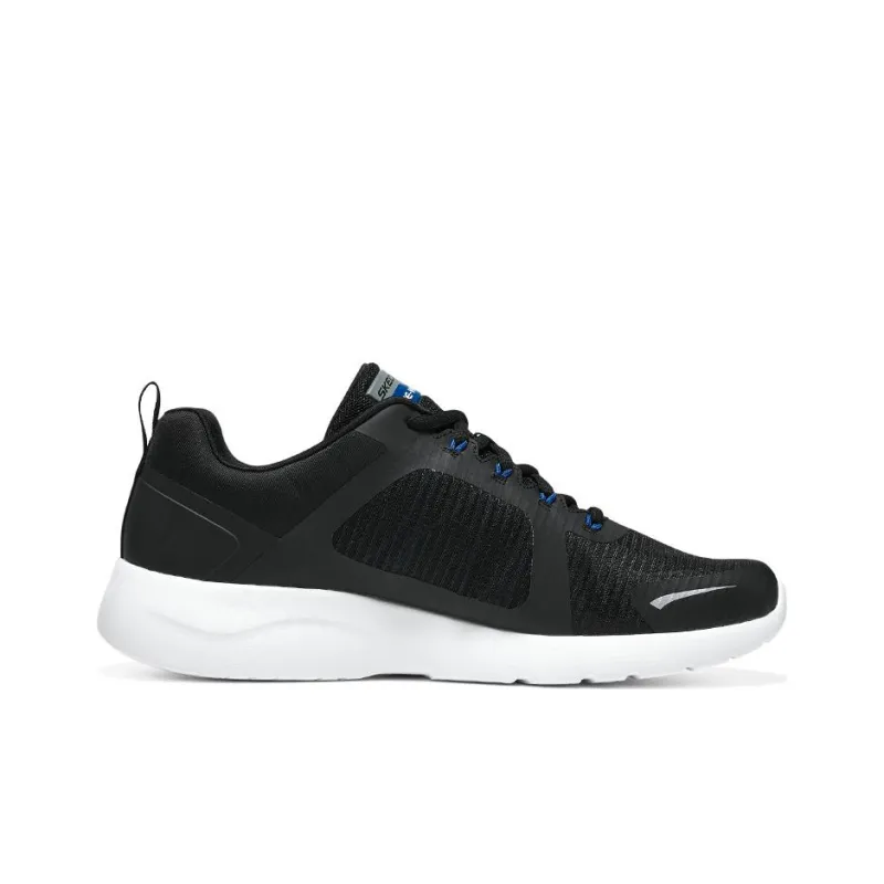 Skechers Dynamight 2.0 Cushioned Anti Slip Wear Resistant Breathable Lightweight Low Top Casual Shoes Men's Black White-1