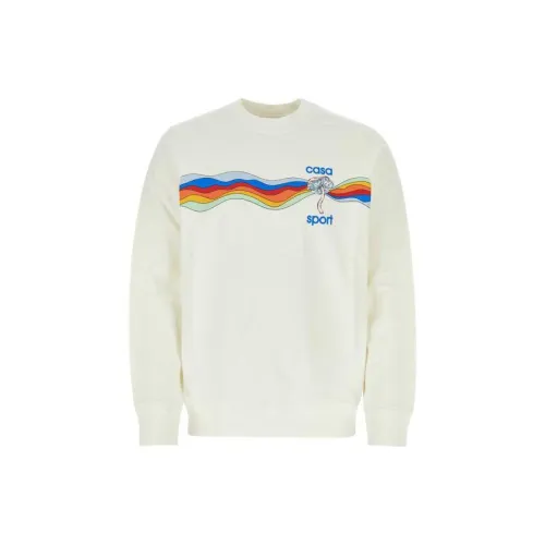 CASABLANCA Sweatshirts Men White